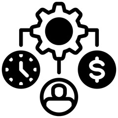 Resource Allocation Icon