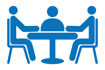 Conference Room Meeting Icon, business meeting icon. meeting room icon.