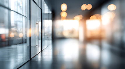 Actionable insights in a modern office setting blurred background business environment conceptual view