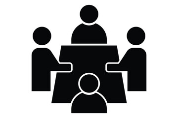 Training seminar icon. meeting room icon.