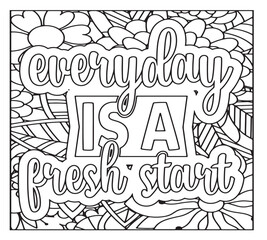 Motivational Quotes Coloring Pages For Adutls