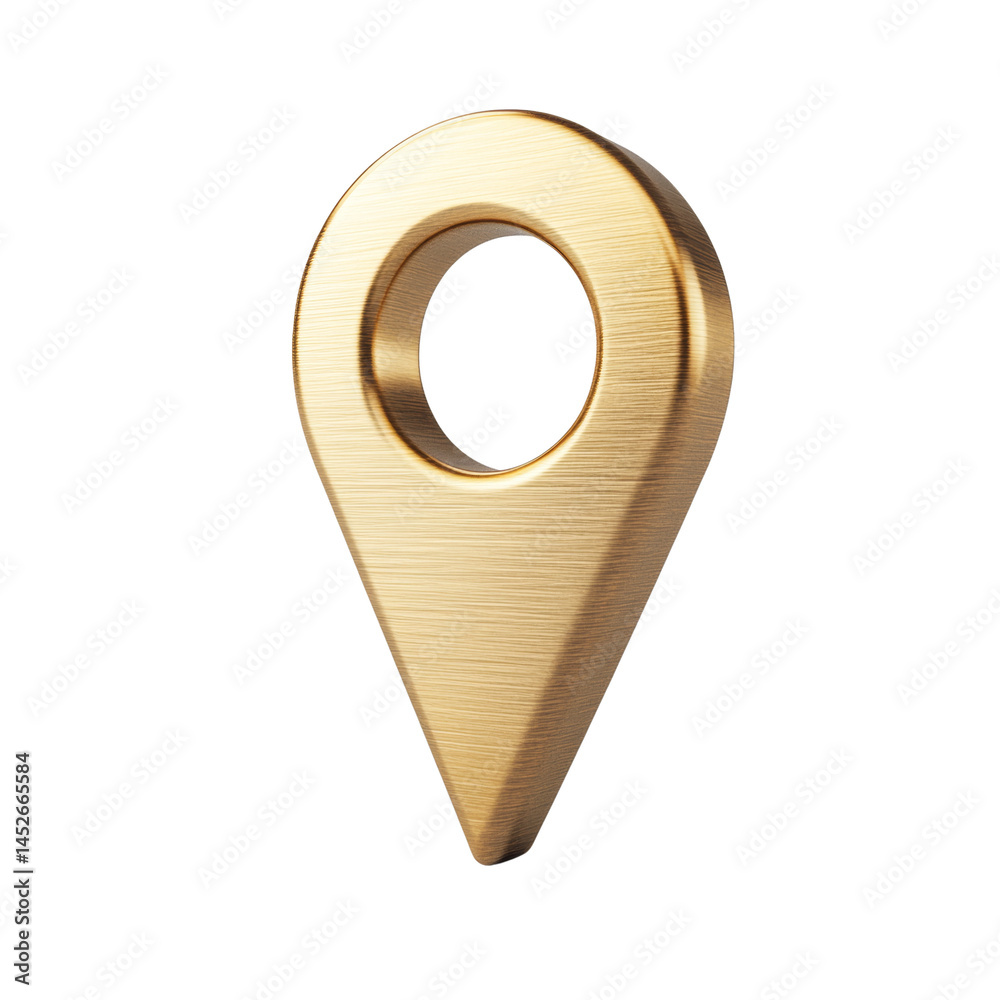 Poster Gleaming location pointer icon isolated on transparent backdrop precision navigation concept