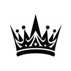  Crown icon.  Crown symbol isolated on white background.  Crown sign. vector illustration.