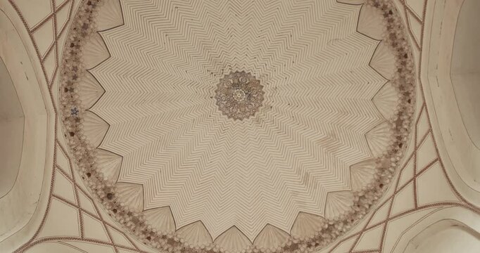 New Delhi, Delhi, India. Close up cells in Humayun's tomb. Famous place is Tomb of Mughal emperor, Mirza Nasir al-Din Muhammad commonly known as Humayun situated in Delhi, India. UNESCO World Heritage