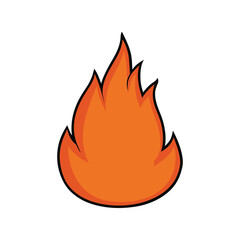 fire icon vector illustration