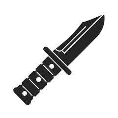 Knife icon silhouette vector illustration