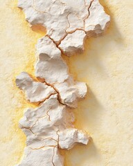 Fragile Infrastructure Textural Fault Lines Revealing Architectural Decay - Minimalist Structural Metaphor for Urban Resilience and Sustainable Design Innovation