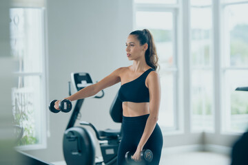 Fototapeta premium sport gym women fitness