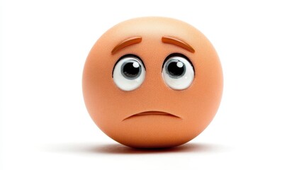 Fototapeta premium Sad Expression Emoji Icon