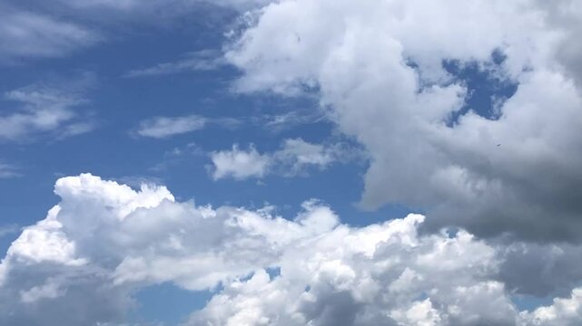 blue sky with clouds