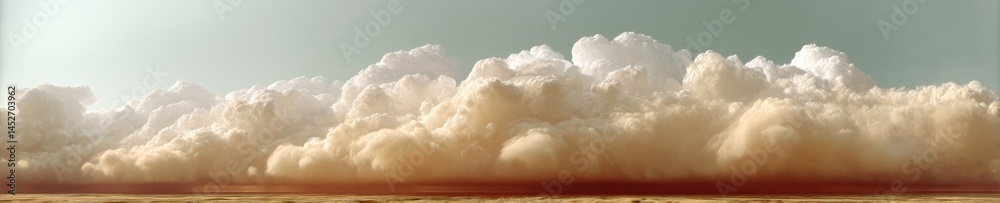 Leinwandbilder immersive climate dynamics ethereal meteorological cloudscape visualizing atmospheric turbulence for