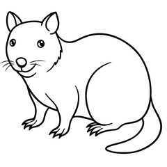 Minimal Vector Art – Quokka Edition