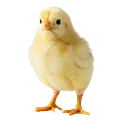 Obraz premium Cute Yellow Chick Standing Upright