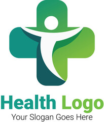 Vector Health care logo design template 