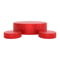 3d cylinder podium stage