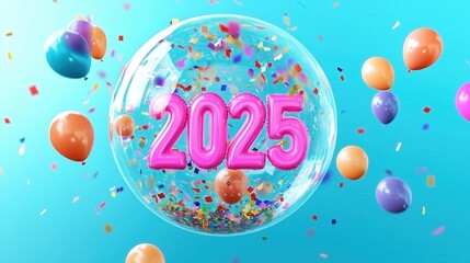 2025 New Year's Eve Celebration in a Bubble