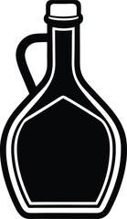 illustration of a bottle of wine