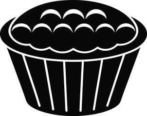 cupcake icon vector illustration