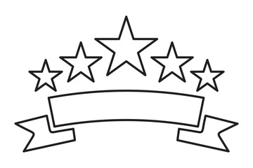 Business Trust 5 Star Review Icon, 5 star customer reviews icon, five star rating icon, customer symbol, rating badge vector.