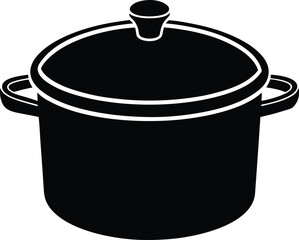 cooking pot vector illustration