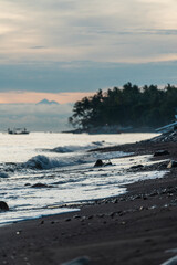 Playa tropical al amanecer, Bali, indonesia