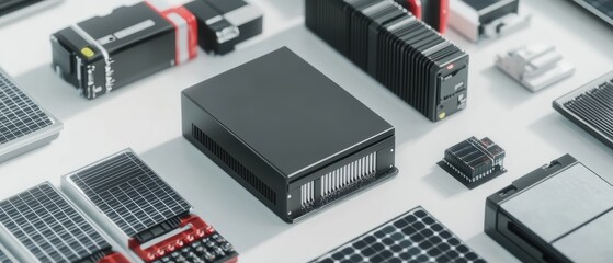 Modern tech components for innovative projects.