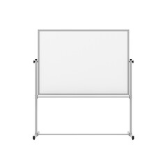 Whiteboard isolated on transparent background