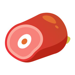 vector illustration of a meat