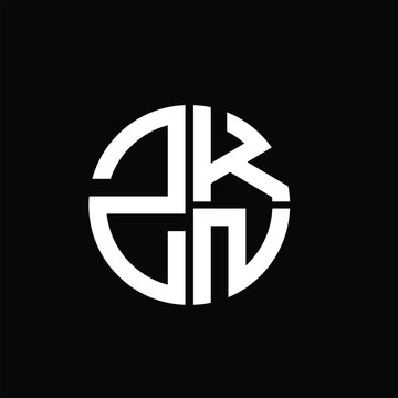 ZKN logo ZKN icon ZKN vector ZKN monogram ZKN letter ZKN minimalist ZKN triangle ZKN flat Unique modern flat abstract logo design.