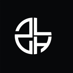 ZLH logo ZLH icon ZLH vector ZLH monogram ZLHletter ZLHminimalist ZLHtriangle ZLHflat Unique modern flat abstract logo design.