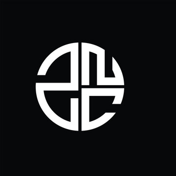 ZNC logo ZNC icon ZNC vector ZNC monogram ZNCletter ZNCminimalist ZNCtriangle ZNCflat Unique modern flat abstract logo design.