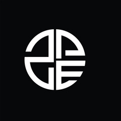 ZPE logo ZPE icon ZPE vector ZPE monogram ZPEletter ZPEminimalist ZPEtriangle ZPEflat Unique modern flat abstract logo design.