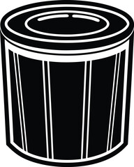 Transparent washing machine drum silhouette