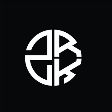 ZRK logo ZRK icon ZRK vector ZRK monogram ZRK letter ZRK minimalist ZRK triangle ZRK flat Unique modern flat abstract logo design.