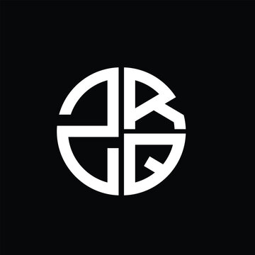 ZRQ logo ZRQ icon ZRQ vector ZRQ monogram ZRQ letter ZRQ minimalist ZRQ triangle ZRQ flat Unique modern flat abstract logo design.