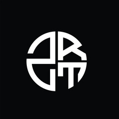 ZRT logo ZRT icon ZRT vector ZRT monogram ZRT letter ZRT minimalist ZRT triangle ZRT flat Unique modern flat abstract logo design.