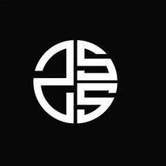 ZSS logo ZSS icon ZSS vector ZSS monogram ZSSletter ZSSminimalist ZSStriangle ZSSflat Unique modern flat abstract logo design.