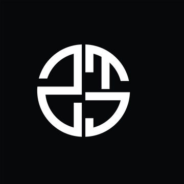 ZTJ logo ZTJ icon ZTJ vector ZTJ monogram ZTJletter ZTJminimalist ZTJtriangle ZTJflat Unique modern flat abstract logo design.