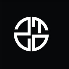 ZTO logo ZTO icon ZTO vector ZTO monogram ZTOletter ZTOminimalist ZTOtriangle ZTOflat Unique modern flat abstract logo design.