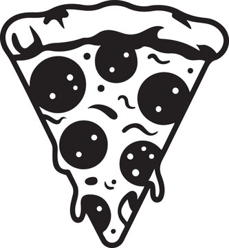 recommend clip art: Pizza Slice Silhouette Pepperoni Cheese Illustration