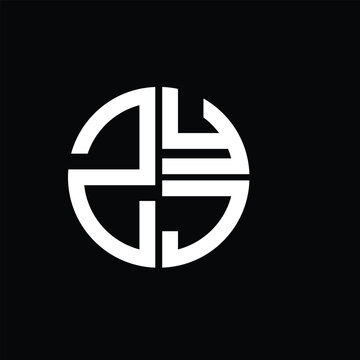 ZYJ logo ZYJ icon ZYJ vector ZYJ monogram ZYJletter ZYJminimalist ZYJtriangle ZYJflat Unique modern flat abstract logo design.