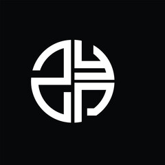 ZYP logo ZYP icon ZYP vector ZYP monogram ZYPletter ZYPminimalist ZYPtriangle ZYPflat Unique modern flat abstract logo design.
