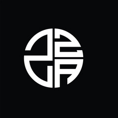 ZZA logo ZZA icon ZZA vector ZZA monogram ZZAletter ZZAminimalist ZZAtriangle ZZAflat Unique modern flat abstract logo design.