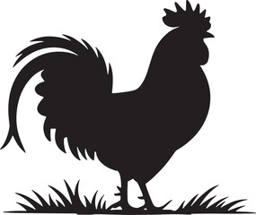 chicken icon illustration
