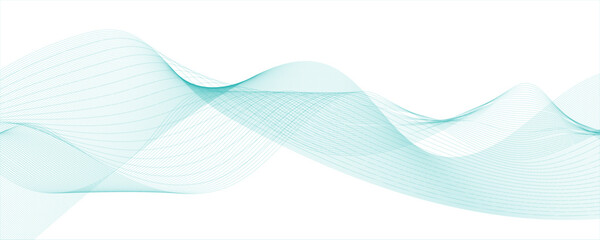 Abstract wave line for banner wallpaper background with  design.vector colorful flowing  curved lines elements wave abstract wavy stripes. Illustration of the light green pattern of lines.