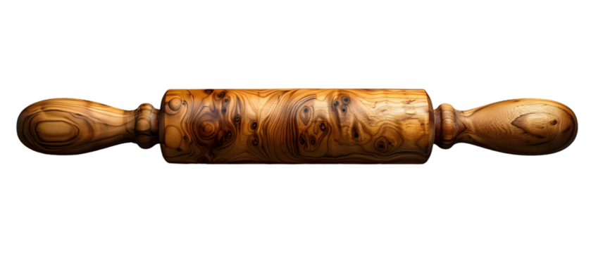 Wooden Rolling Pin Texture.