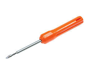 Soaked in the context of the orange screwdriver on Png Format and Transparent Background