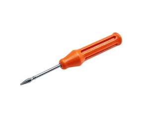 Soaked in the context of the orange screwdriver on Png Format and Transparent Background
