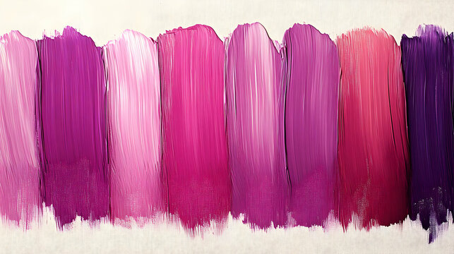 Abstract Colorful Lipstick Swatches on Textured Background