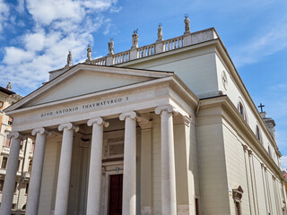 Church of Sant'Antonio Nuovo, St. Anthony. Borgo Teresiano, Trieste, Italy, Europe